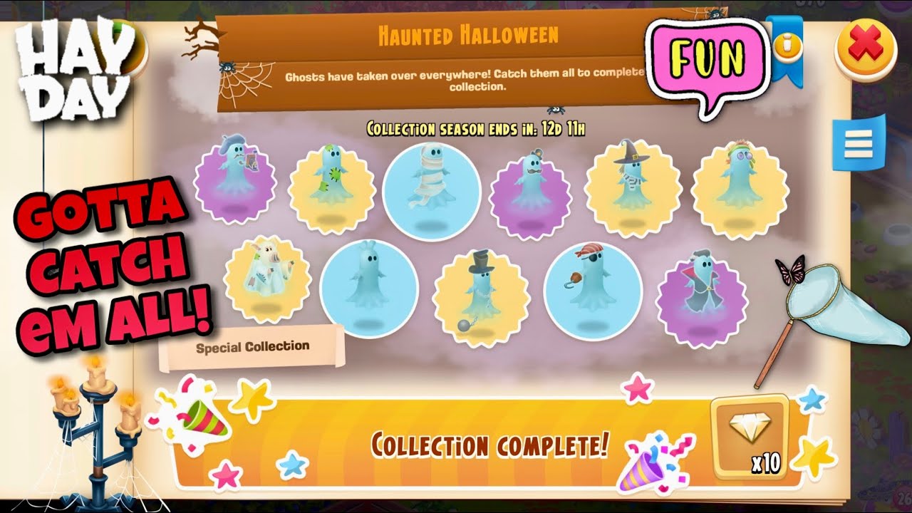 How to Catch All Ghosts in Hay Day 🎣 | Complete Ghost Collection Guide