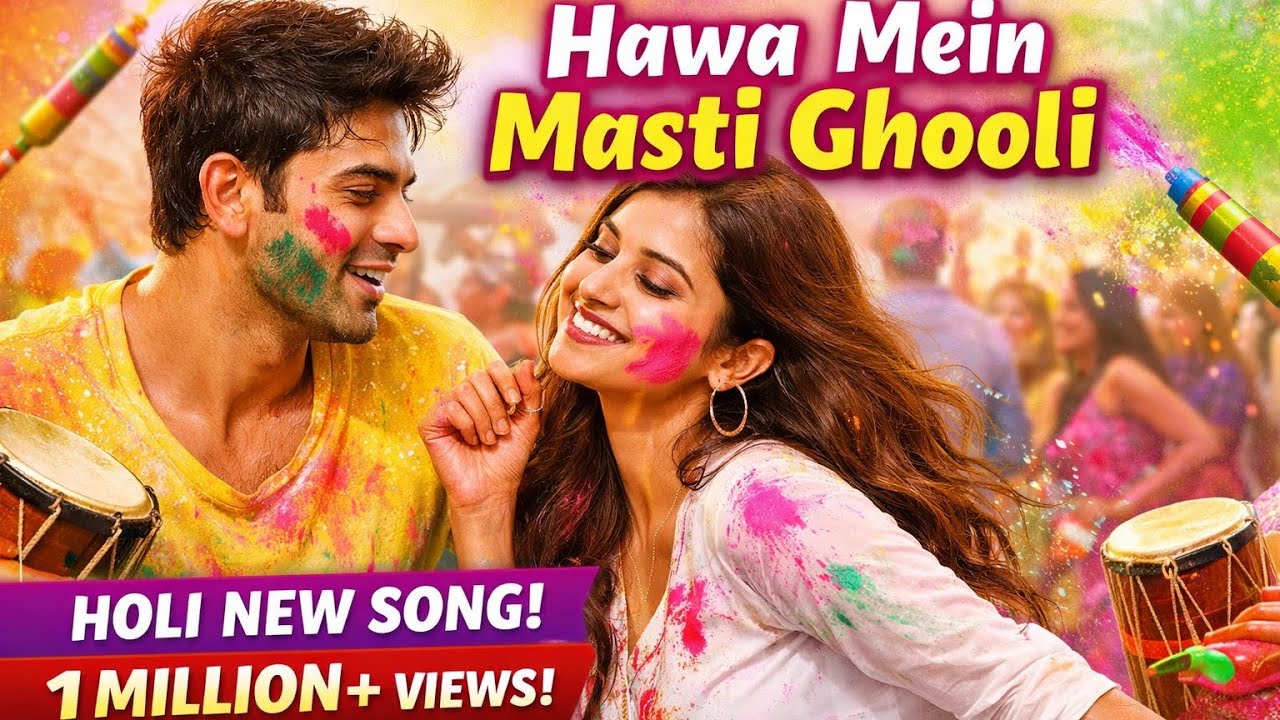 Hawa Mein Masti Ghooli 💃🕺 | Holi Special Dance Song | 1 Million+ Vibes