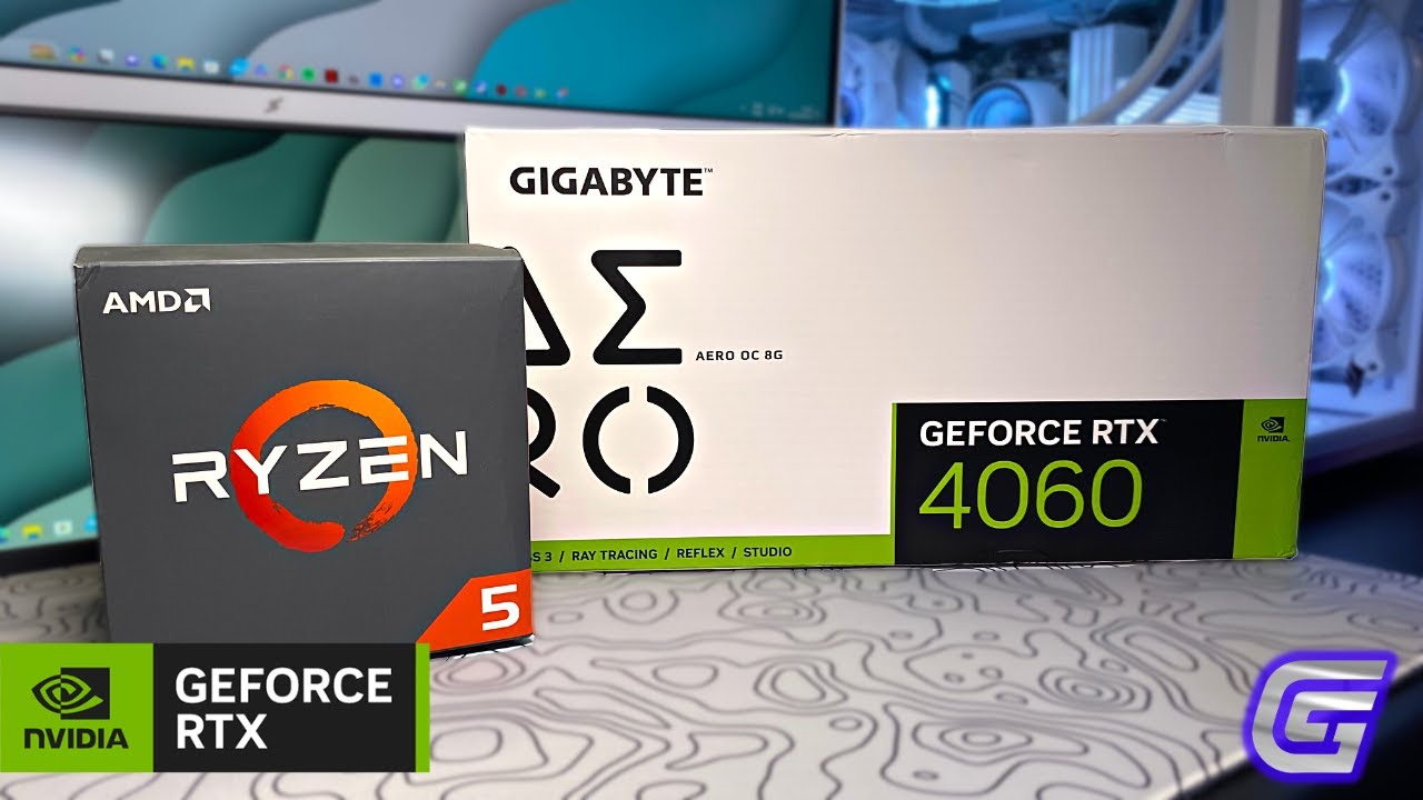 RTX 4060 GIGABYTE AERO + RYZEN 5 5600, TESTES EM 6 JOGOS