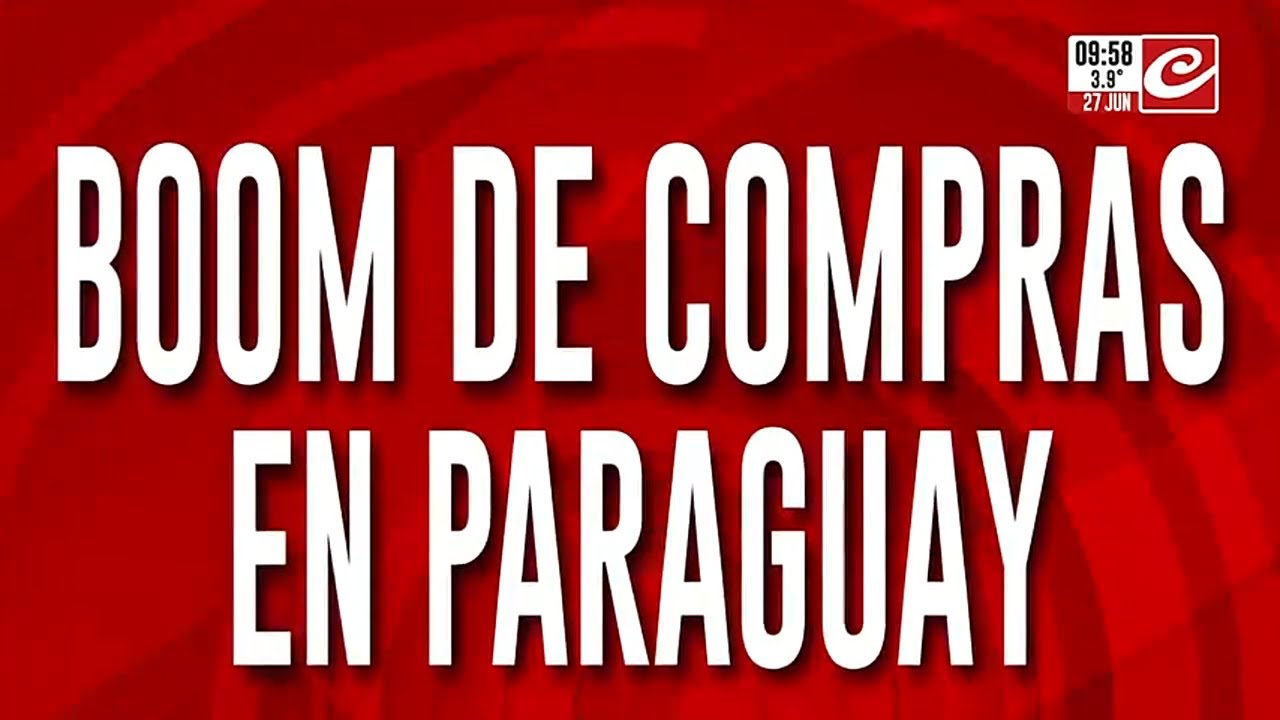 Cada vez son más los argentinos que cruzan la frontera para comprar en Paraguay