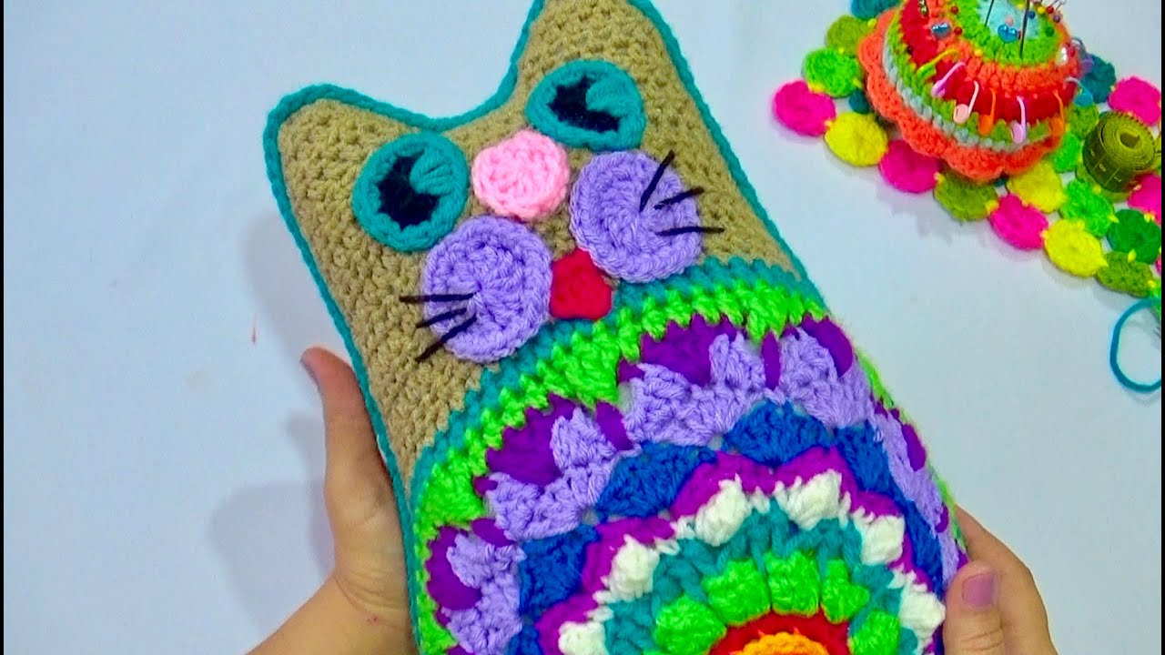 GATO MANDALA  Tejido a crochet  paso a paso