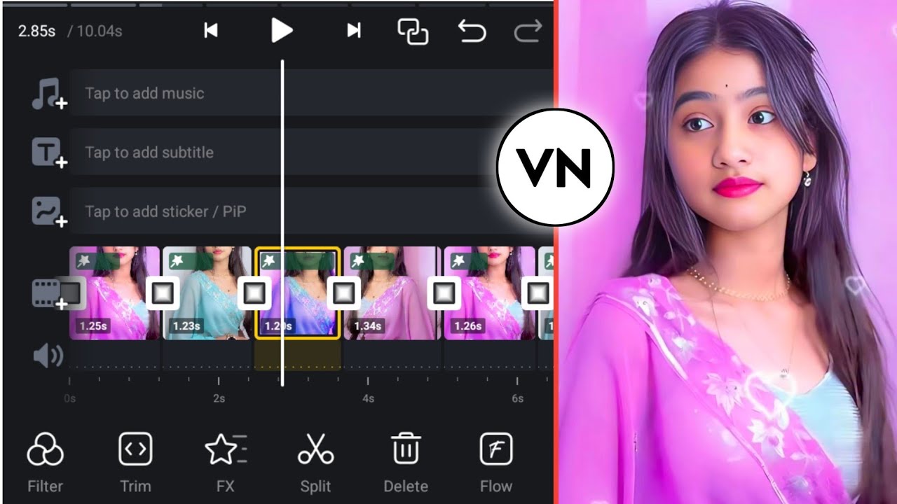 🔥 New Trending Instagram Reels Editing | Make Viral Reels in VN App | How To Make Vn Video Edit 