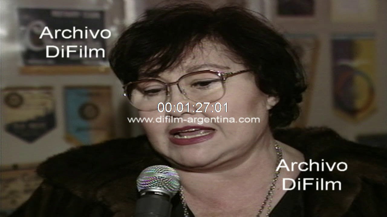 Lolita Torres habla de espectaculo que dara en el Teatro Avenida 1994
