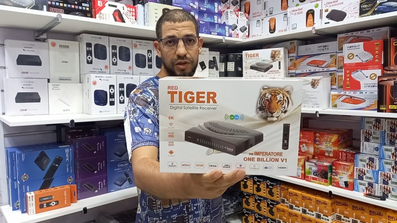 وأخيرا💣الأجهزة العملاقة 8K TIGER ONE BILLION V1 😲لكموند وصل ديال الإخوان📦