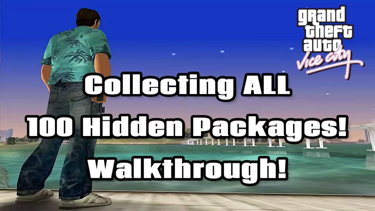 Collecting ALL 100 HIDDEN PACKAGES! (Walkthrough Locations!) GTA: Definitive Edition Vice City!