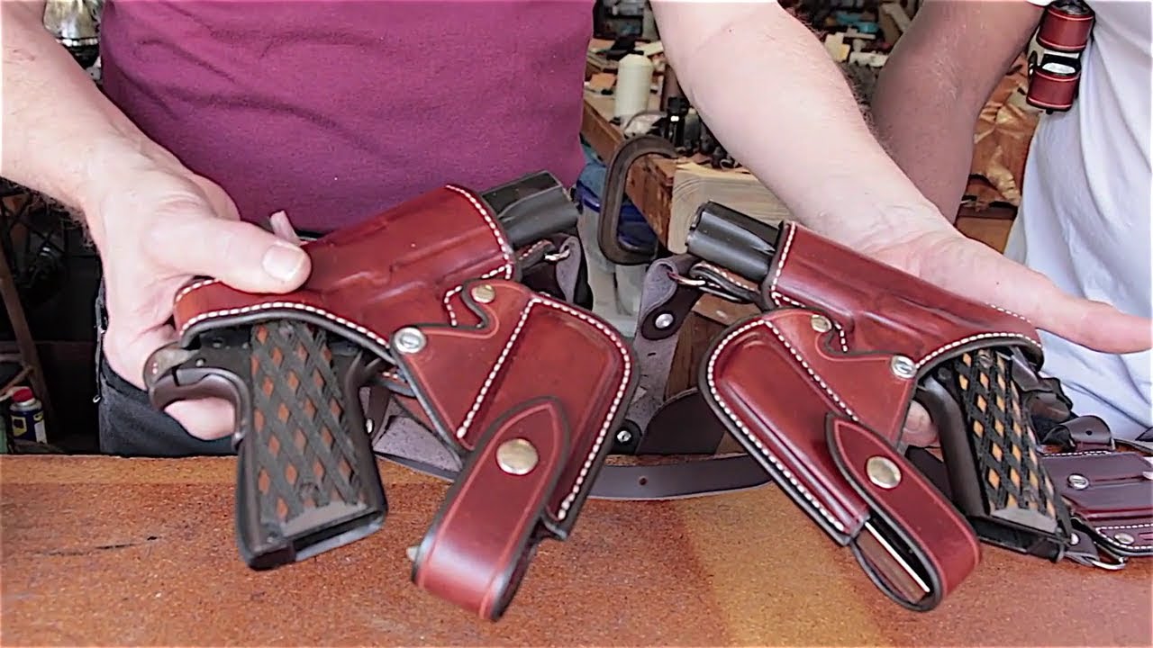 Concealed Carry Shoulder Rig Monarch Leather Holster How Its Made