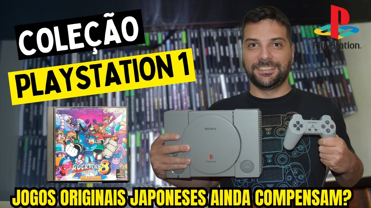 Minha Coleção de Jogos Japoneses Originais de PlayStation 1 | 2023