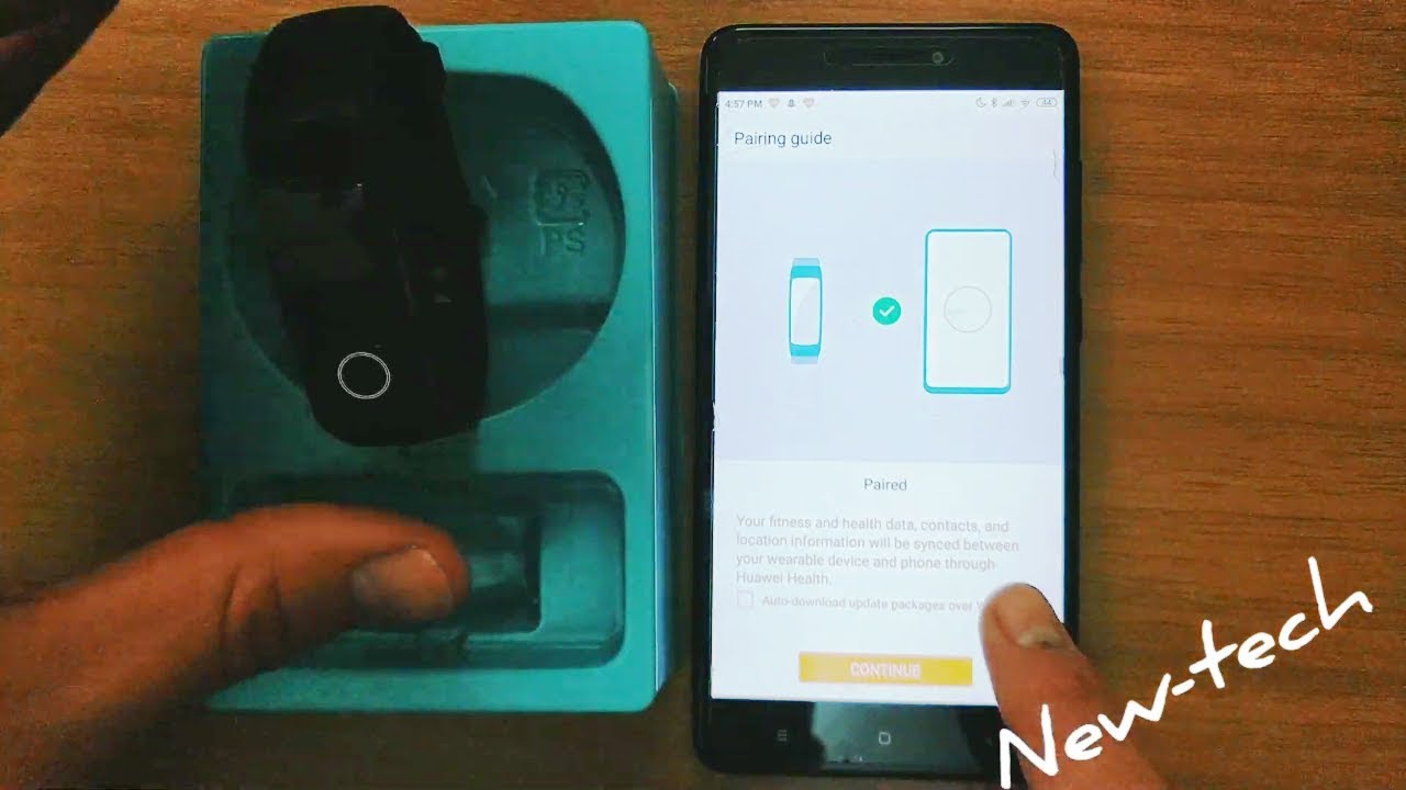 How to connect Honor Band 4 with Huawei Health app Android Smart Band Bracelet Wristband