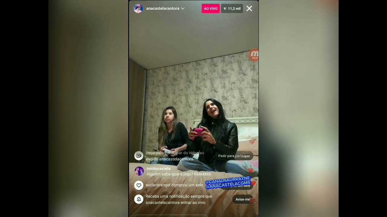 Ana castela Live no Instagram 16/05/23