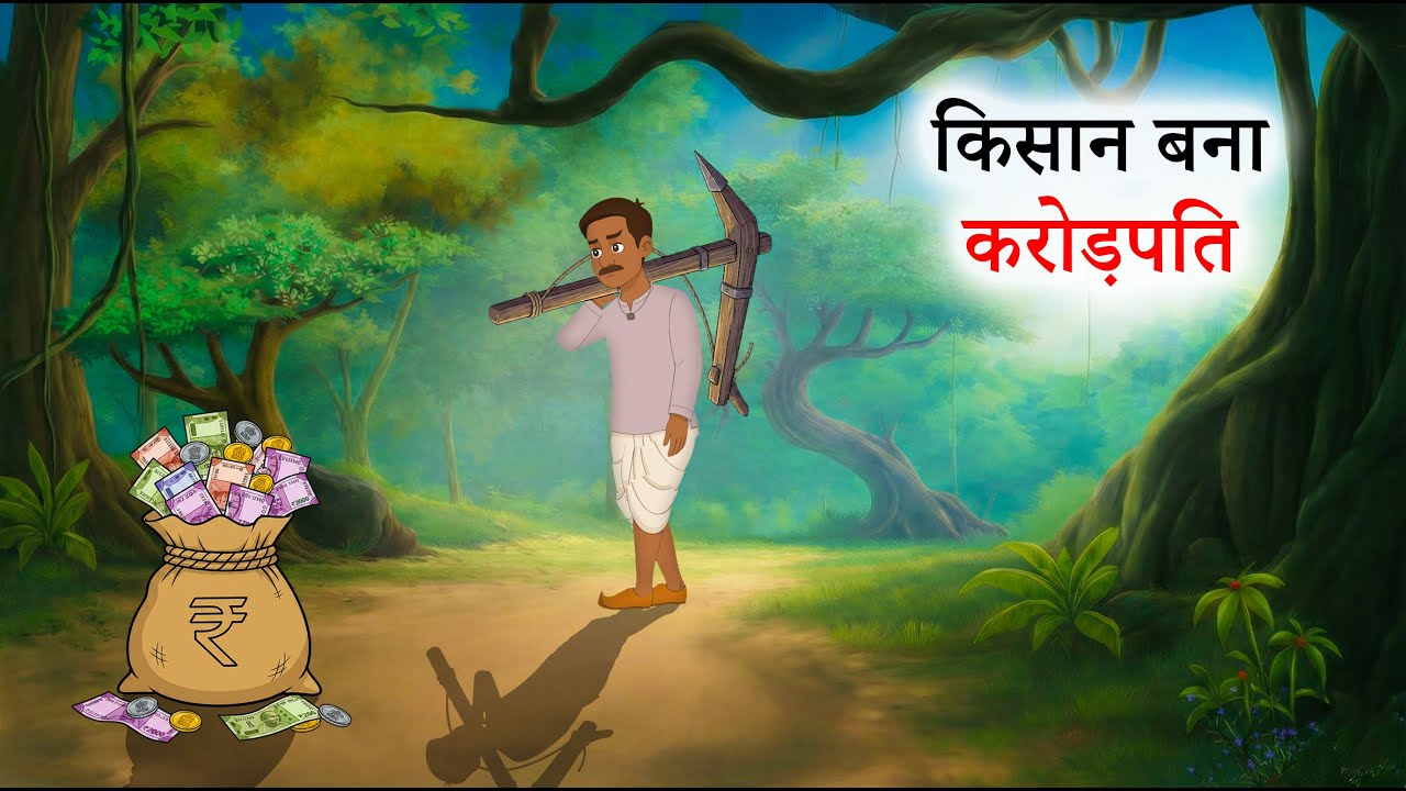 गरीब किसान बना करोड़पति! भाग 1 😲 Mobile ka Jadoo | Hindi Cartoon Story 