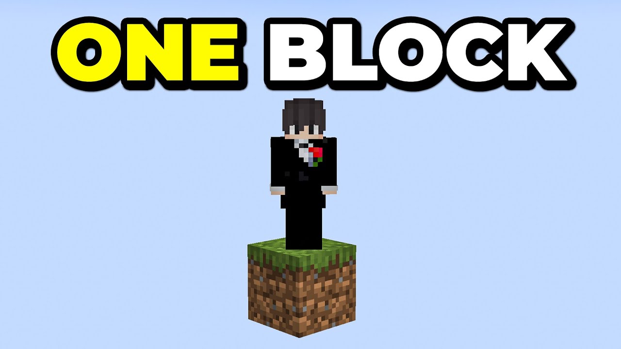 Tyle Osiągnąłem Na Początku Serwera OneBlock w Minecraft
