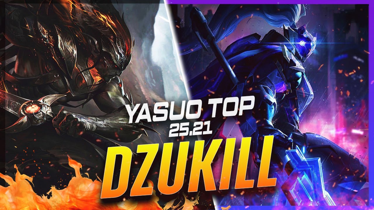 Dzukill - Yasuo vs Jax TOP Patch 25.21 - Yasuo Gameplay
