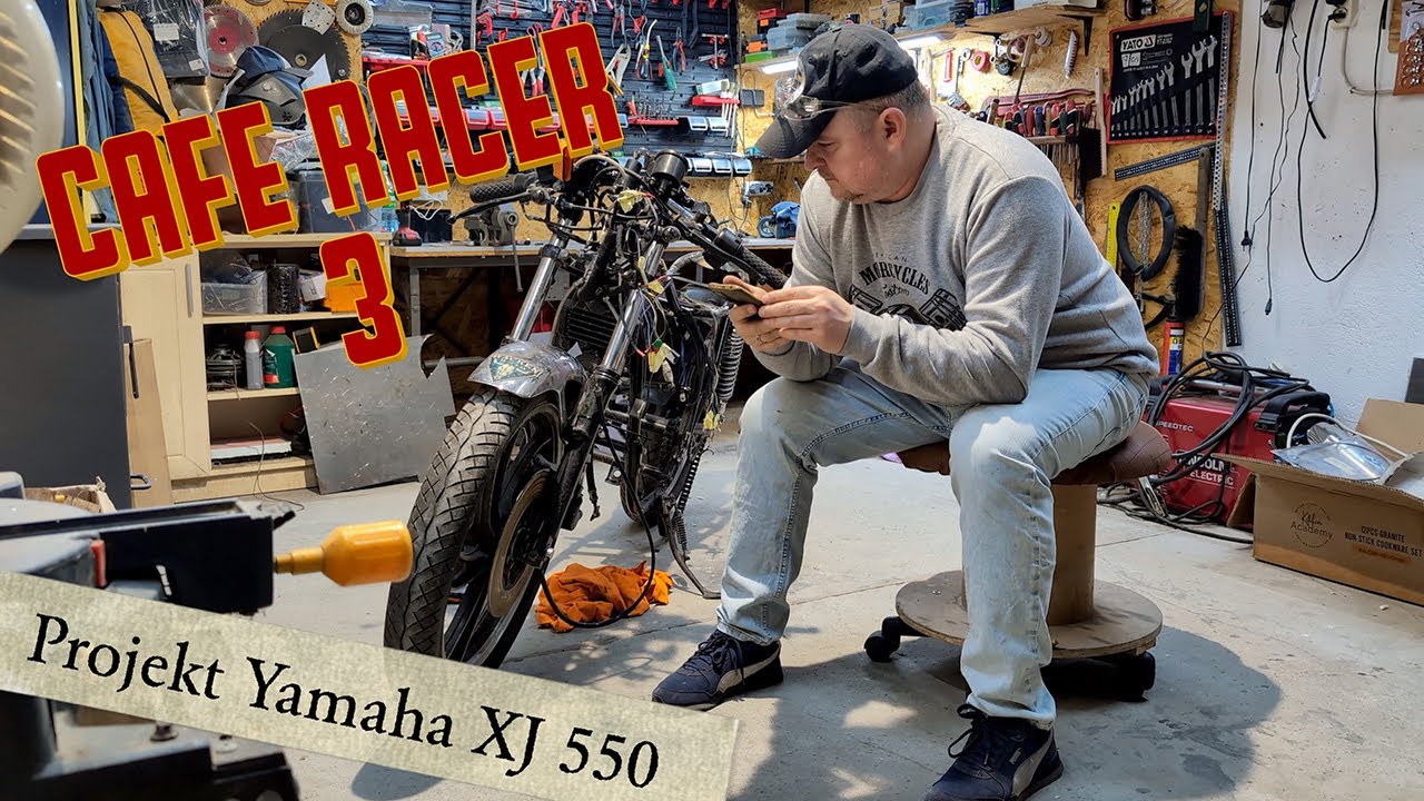 Projekt CafeRacer-Yamaha XJ550 odc3  Building a 