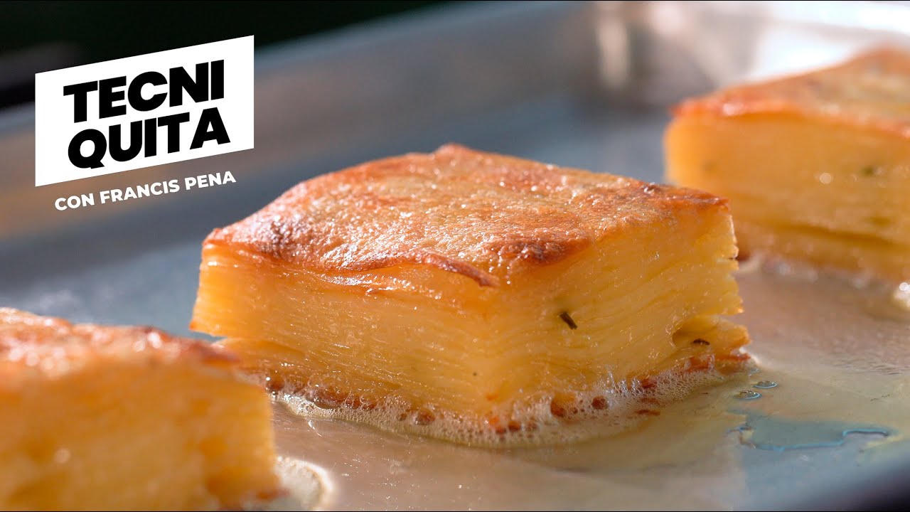 Como hacer Milhojas de Papa con Francis Pena | Tecniquita | Umami Colectivo