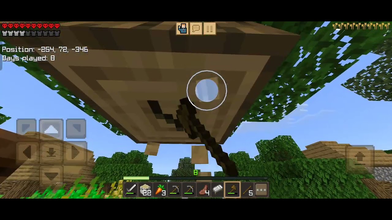 Dărâmăm toți copaci pe Minecraft hardcode și un viilager se supără pe mine