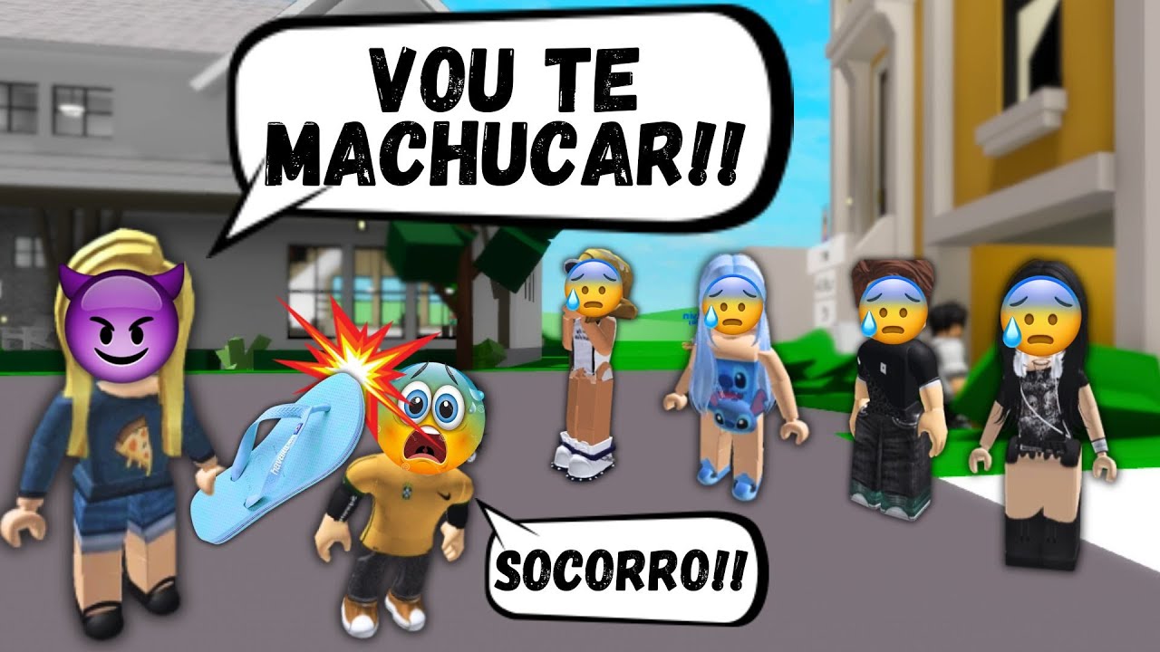 A valentona que batia em todo mundo e se deu mal !! - HISTÓRIA DE ROBLOX