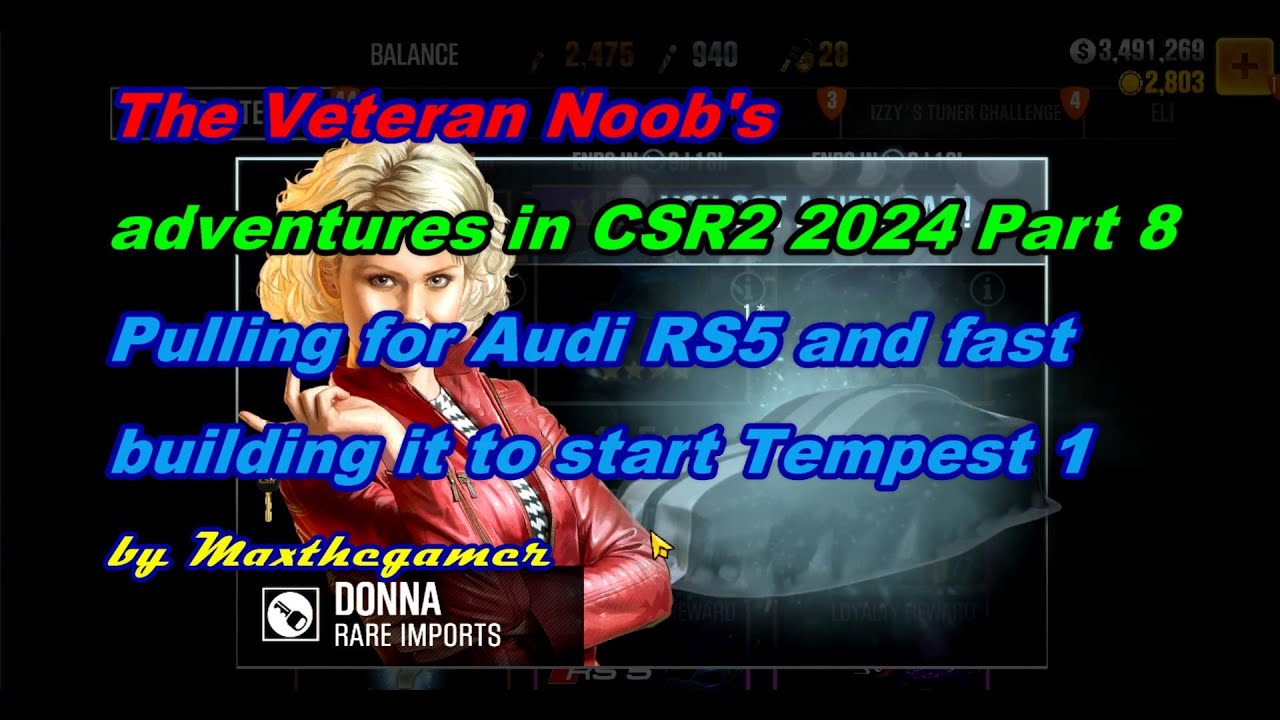 CSR 2 | CSR Racing 2, Veteran Noob's Adventures 2024, Part 8, Pulling for Audi RS5