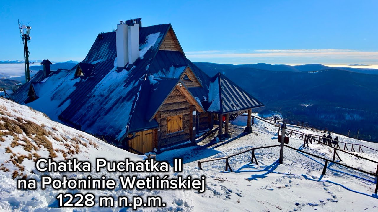 Chatka Puchatka na Połoninie Wetlińskiej