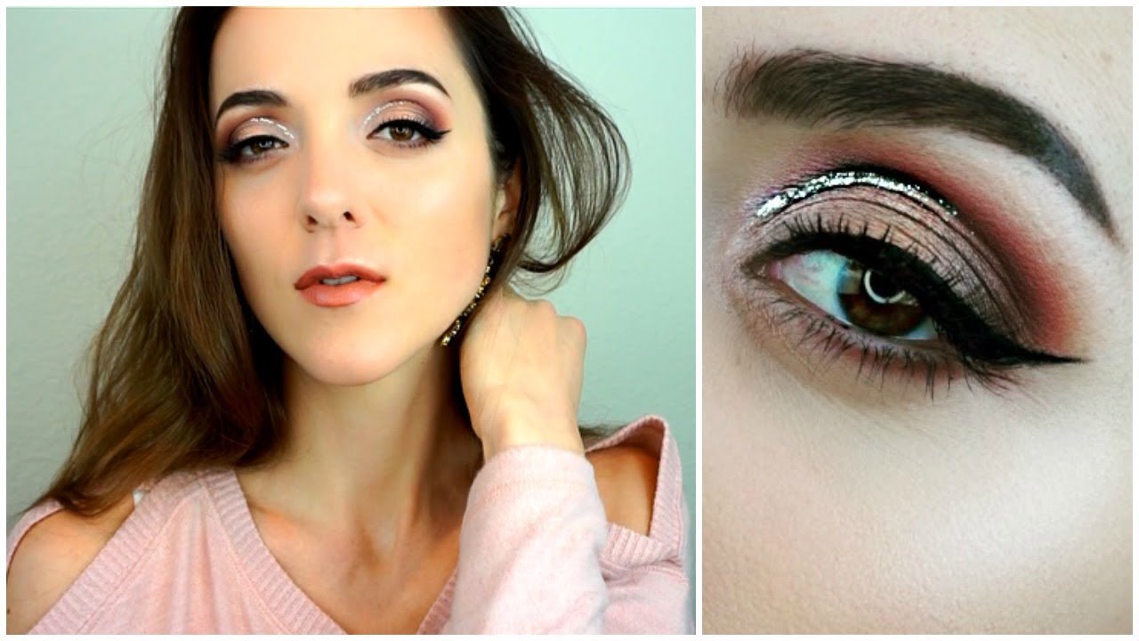 HOLIDAY MAKEUP| GLITTER CUT CREASE| CHRISTMAS NEW YEAR`S MAKEUP | Святковий макіяж