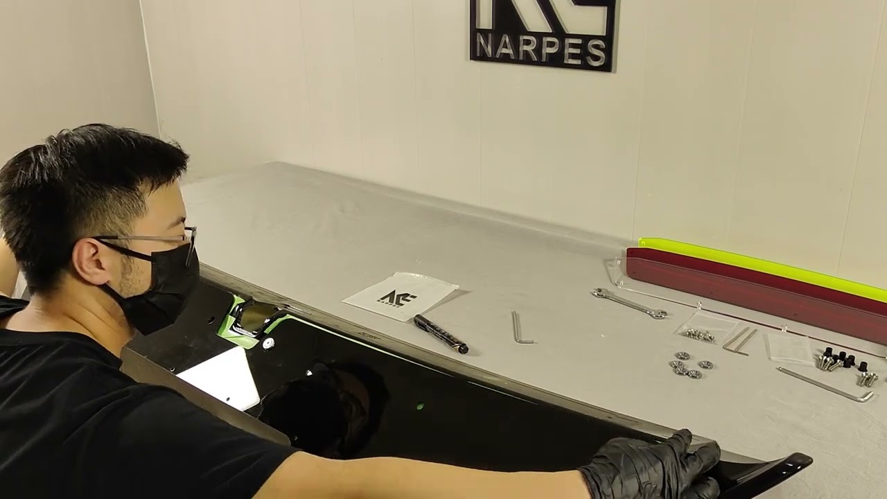 Narpes spoiler wickerbill installation instruction