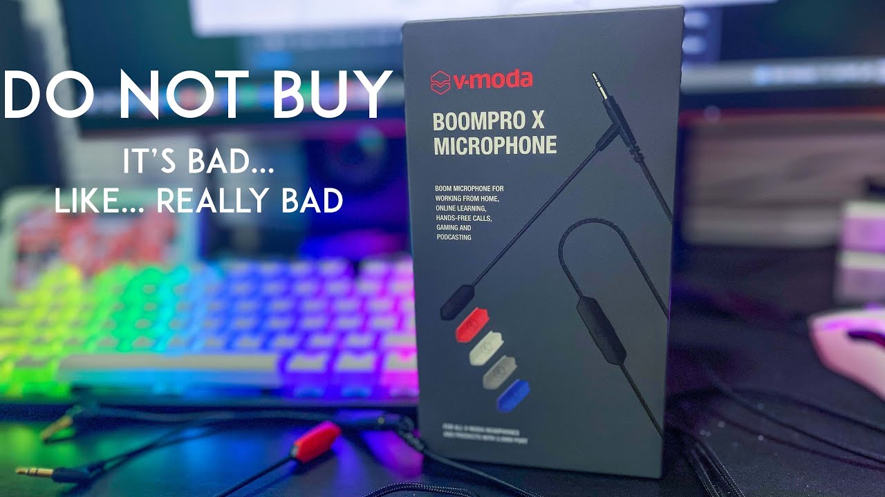 The V-MODA BoomPro X sucks
