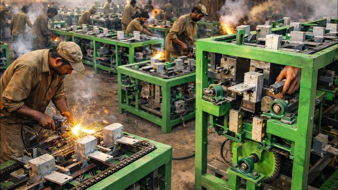 Unbelievable Super Skills! Pakistani Workshop Makes Juice Punch Machine | Full Handmade Process