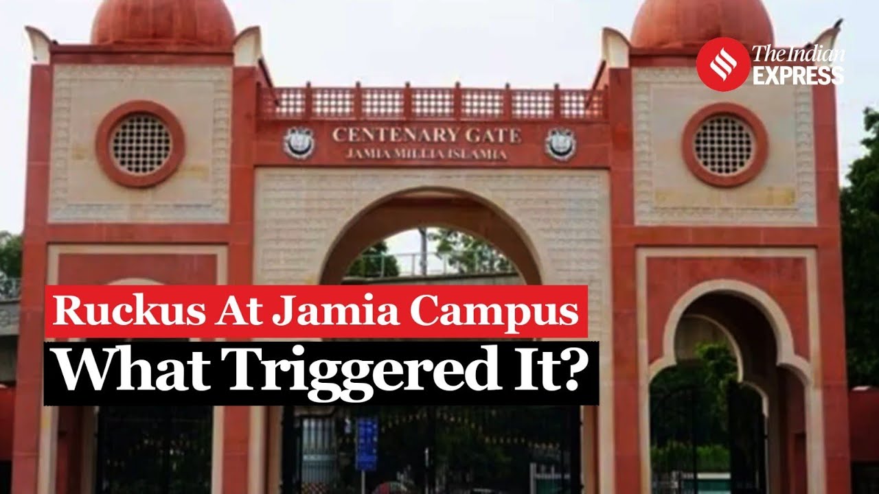 Jamia University Clash: Ruckus at Jamia campus during rangoli event, police deployed