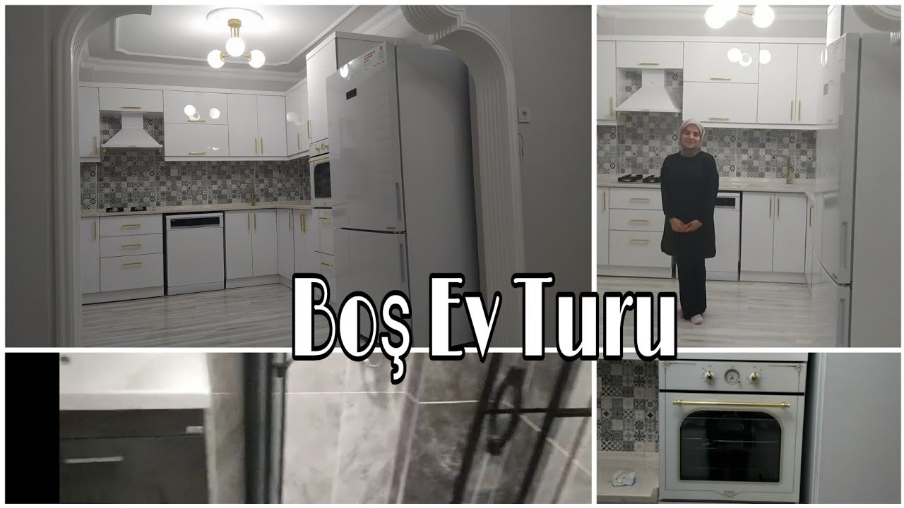 BOŞ EV TURU🏠 / EvimizinÇeyiz yerleşmeden önceki son hali #evturu #boşevturu #çeyiz