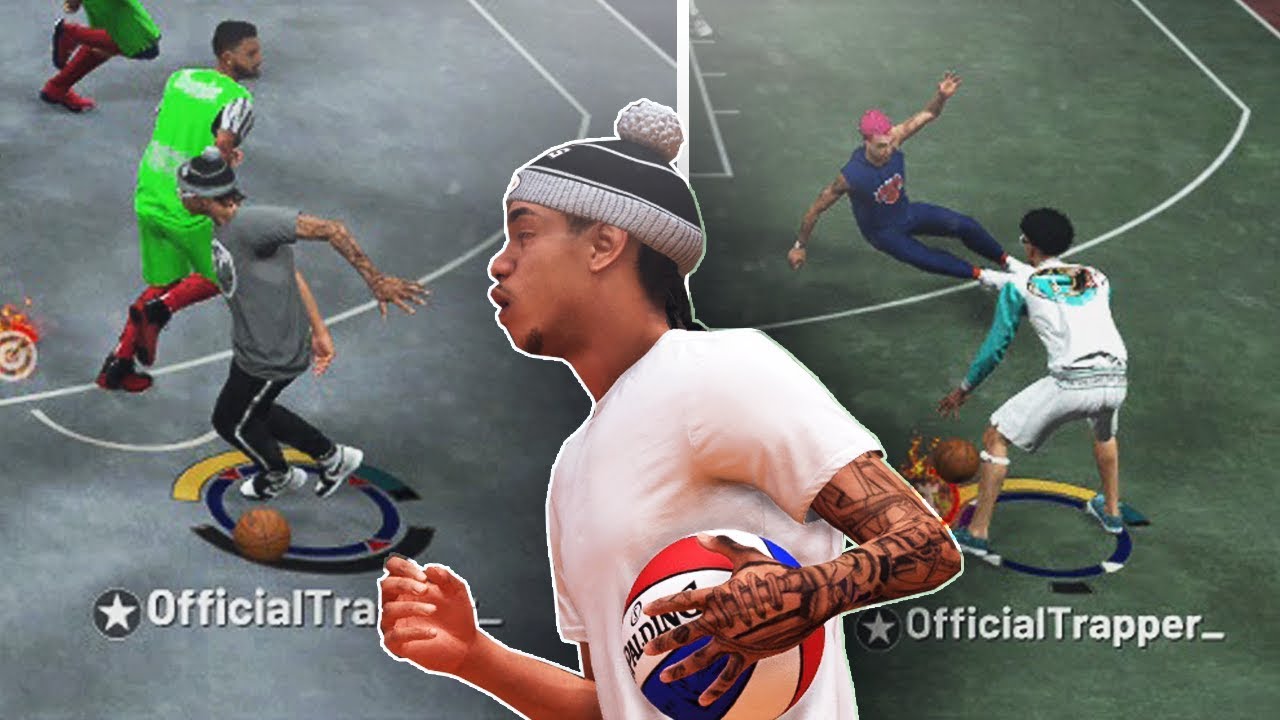 i invented a new style of dribbling😱..... Best Dribble Moves on nba 2k19! 6'6 Playsharp Build!