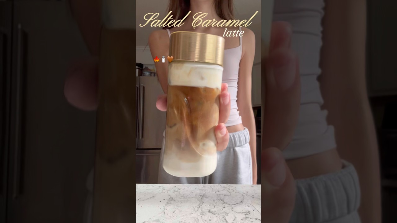 the cold foam was SO good #coffee #icedlatte #icedcoffee #latte #caramel