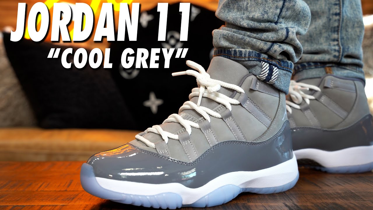 2021 Air Jordan 11 Cool Grey Review and On Foot in 4K