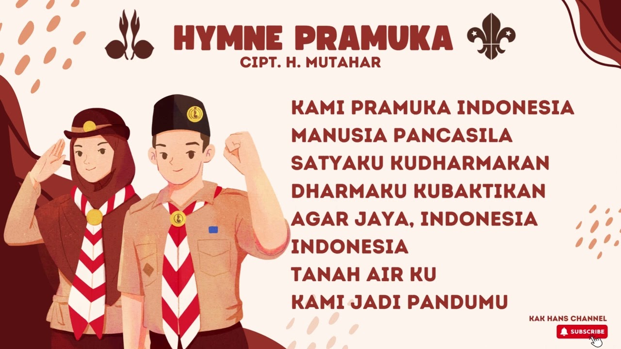 HYMNE PRAMUKA DENGAN LIRIK 2X LAGU