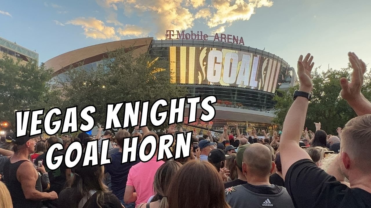 Vegas Golden Knights Goal Horn Goes Off on The Las Vegas Strip for Game 5 of Stanley Cup Final 2023