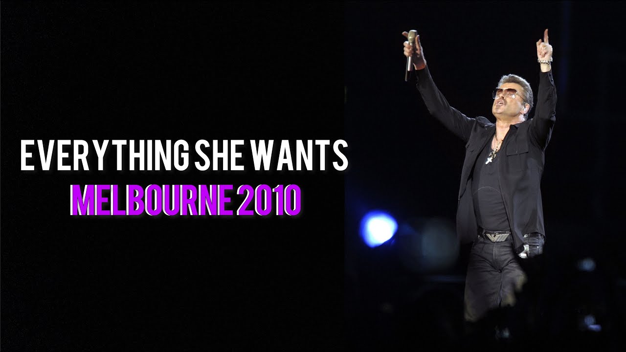 George Michael’s LAST live performance of Everything She Wants! (Melbourne 2010)