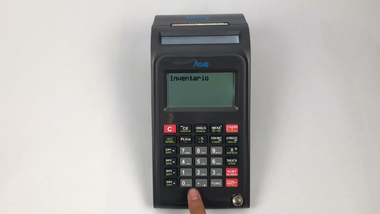 Como crear un producto | Caja Registradora Aclas CR2050
