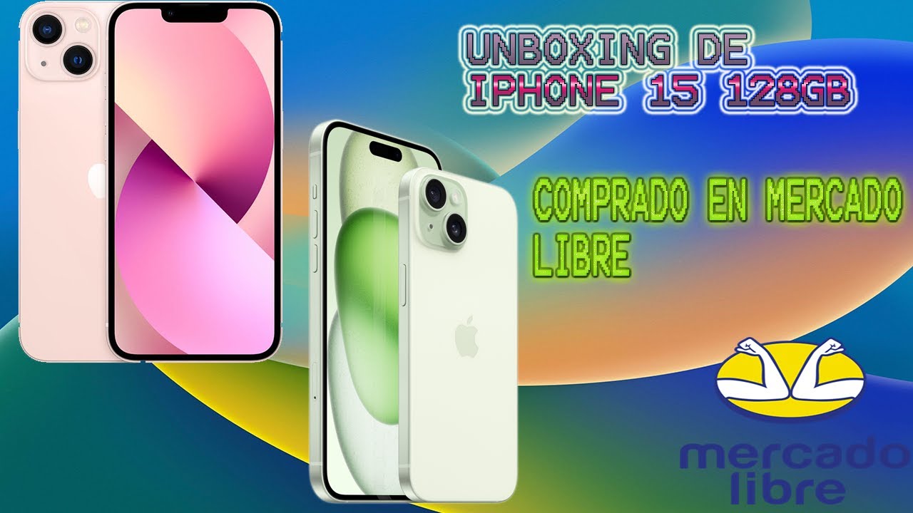 IPHONE 15 VERDE Y ROSA  | UNBOXING COMPRADO EN MERCADO LIBRE (ECONOMICOS)