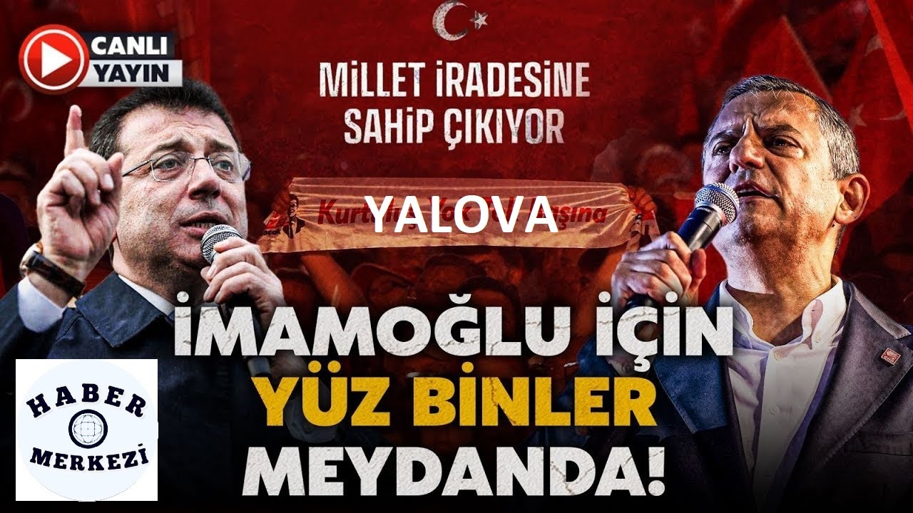 CHP Genel Başkanı Özgür ÖZEL - (YALOVA) Millet İradesine Sahip Çıkıyor Mitingi 24/01/2026