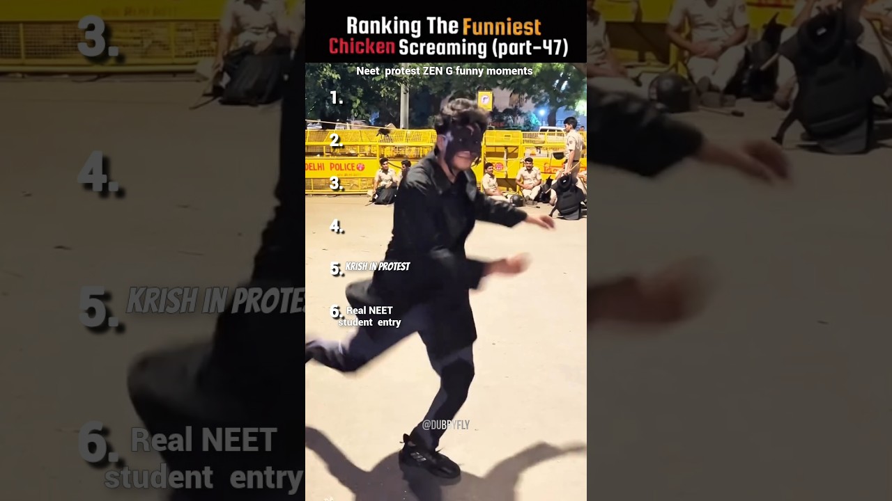 The Most Unexpected NEET Protest Compilation😂 #neet #protest #viral #funny #cjp #trend #shorts #genz