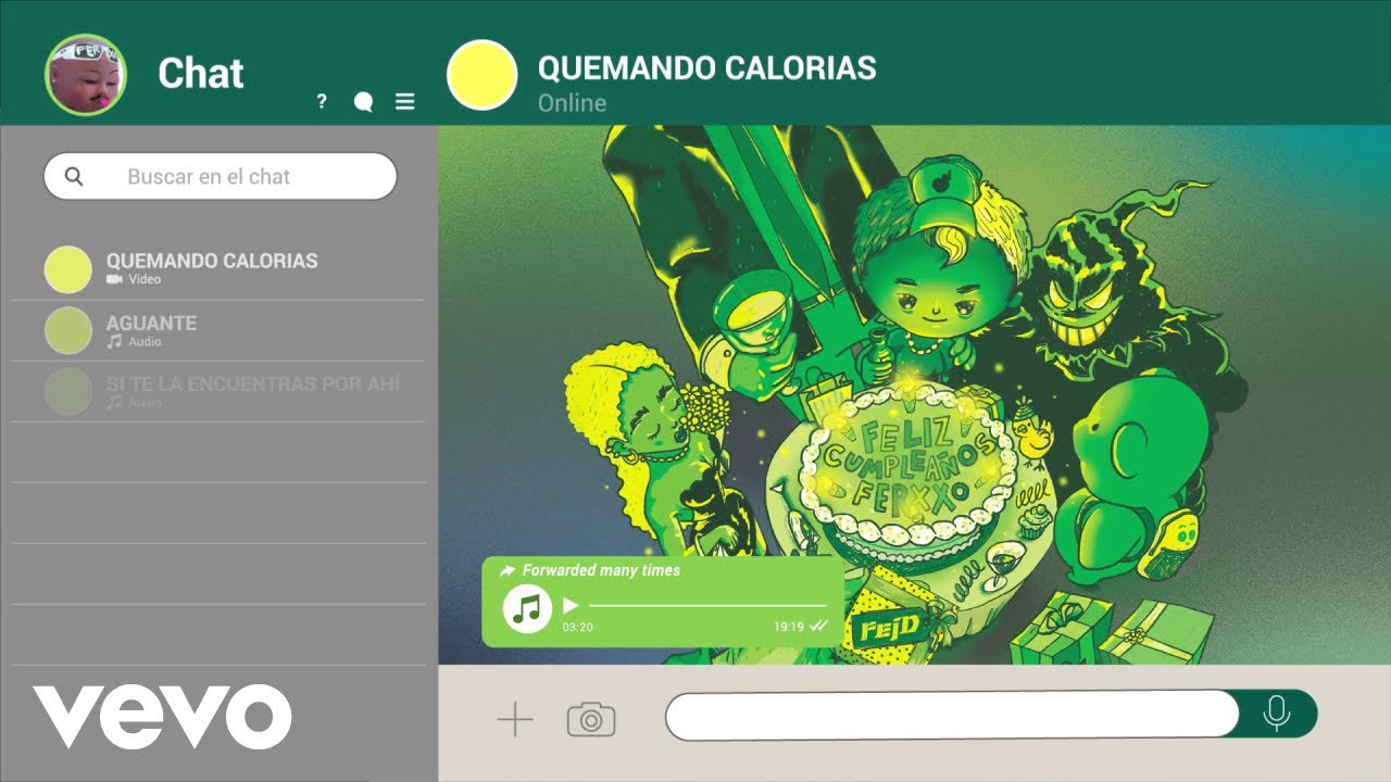 Feid - Quemando Calorías (Lyric Video) ft. Sky Rompiendo
