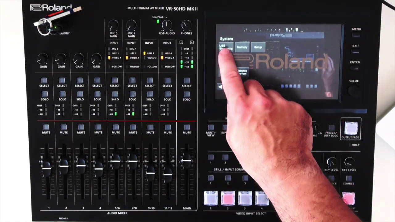 Roland VR-50HDMk2 - Tutorial Streaming