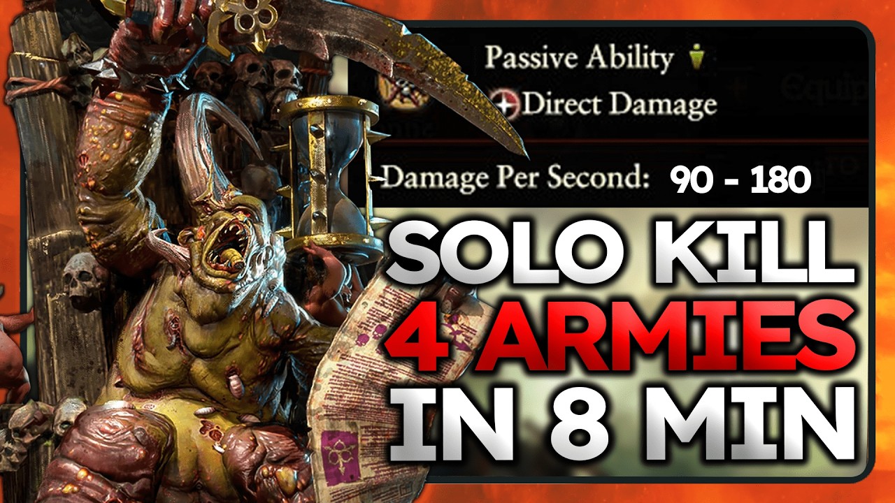 Stench GOD Epidemius One Man Doomstack- Total war Warhammer 3