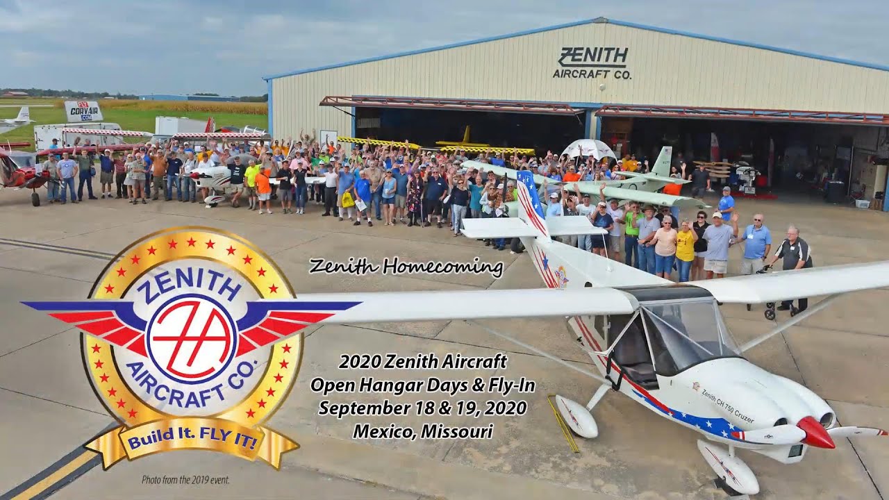 Zenith Hangar Days, Zenith Workshop, Midwest LSA Expo 2020