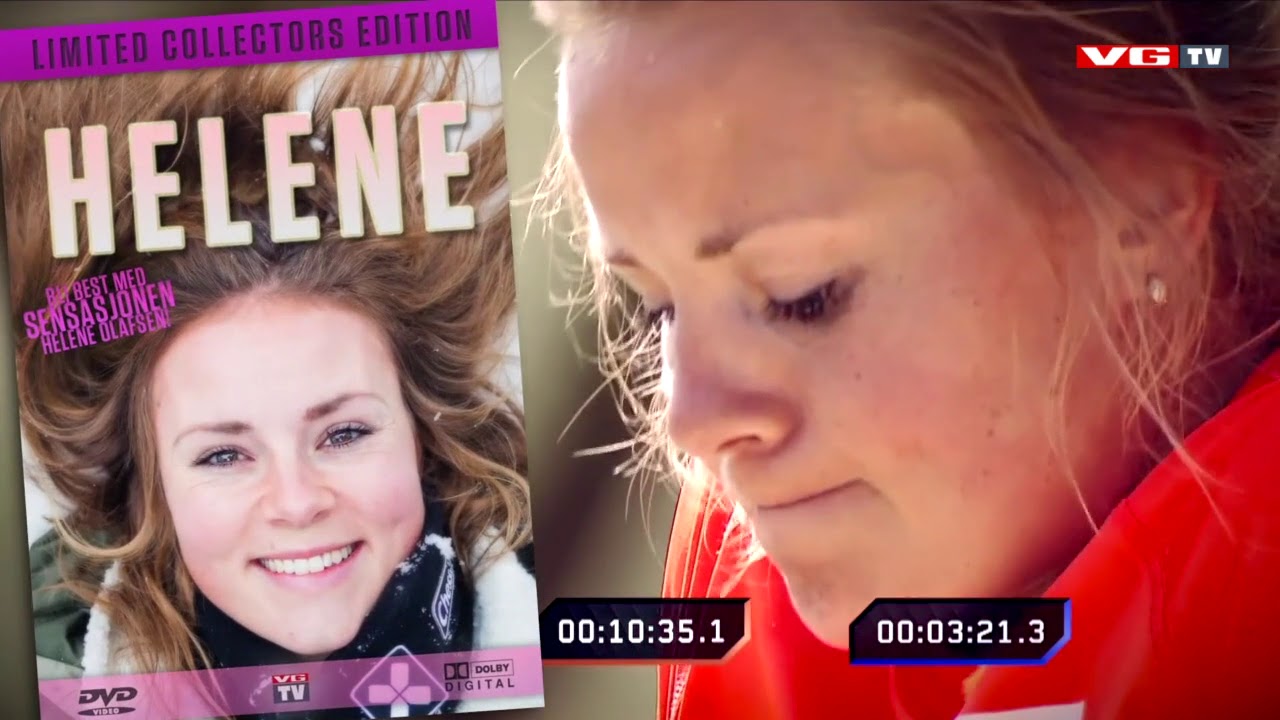 Helene Olafsen gr&aring;ter av reklamefilm