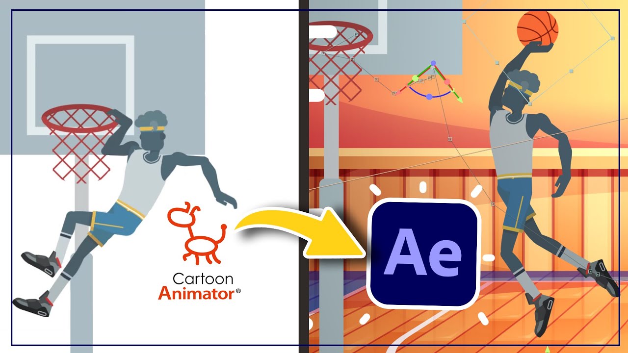 Cartoon Animator Projects Export to After Effects Tutorial