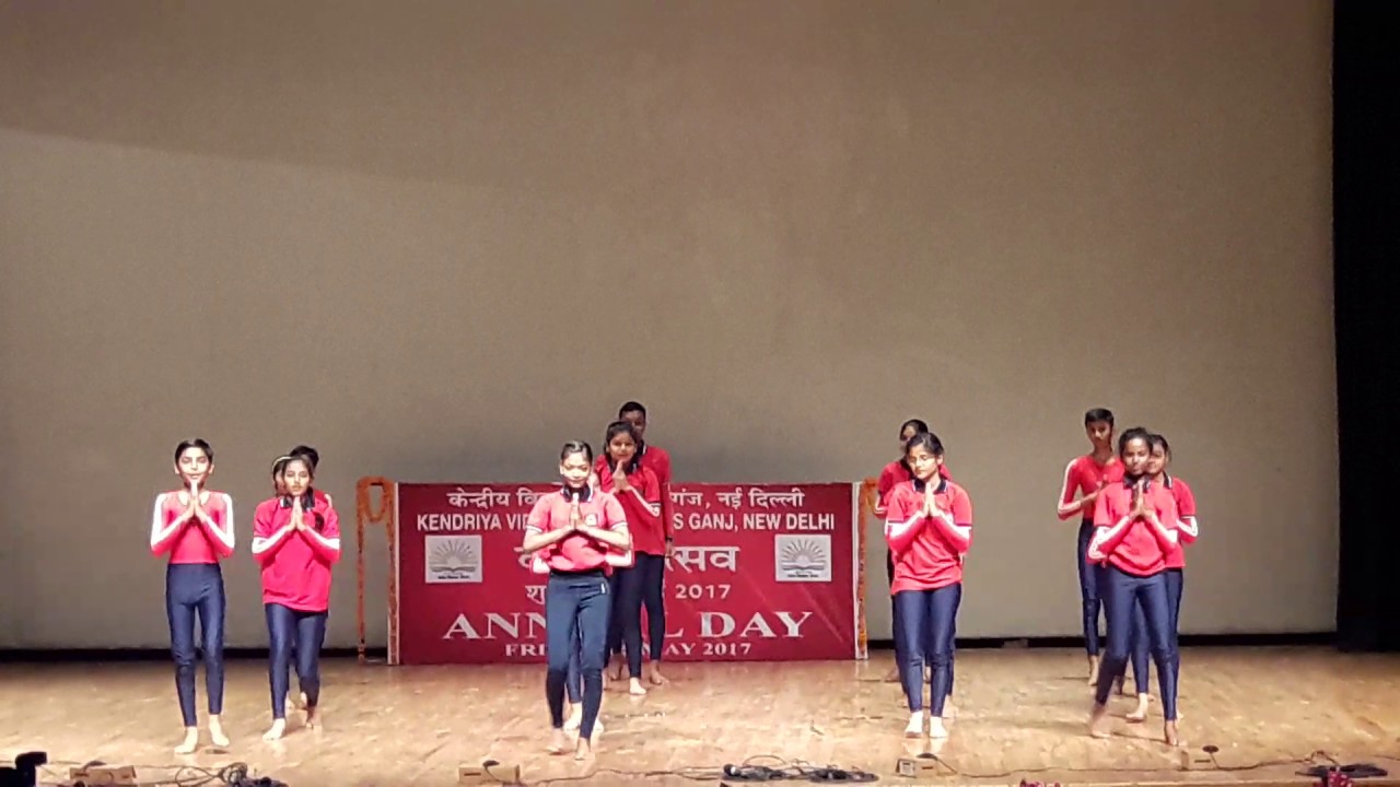 Yoga performance in annual day✌😎