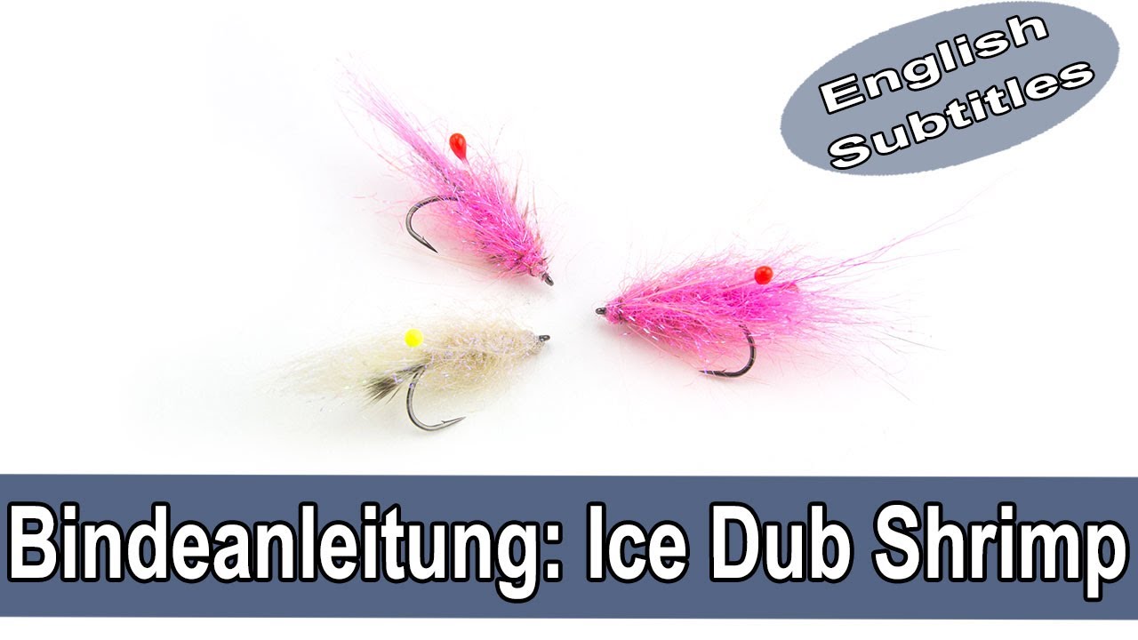 Fliegenbinden Ice Dub Shrimp - Meeforellenfliege - sehr f&auml;ngig