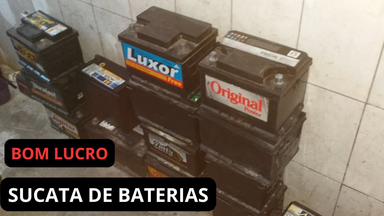 SUCATA DE BATERIAS VIROU OURO COMO GANHA MUITO DINHEIRO COMO FUNCIONA