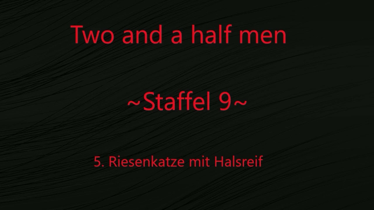 Two and a half men Staffel 9 F 5 - 8 ,tonspur ,einschlafen,Blackscreen,Audio,sleep