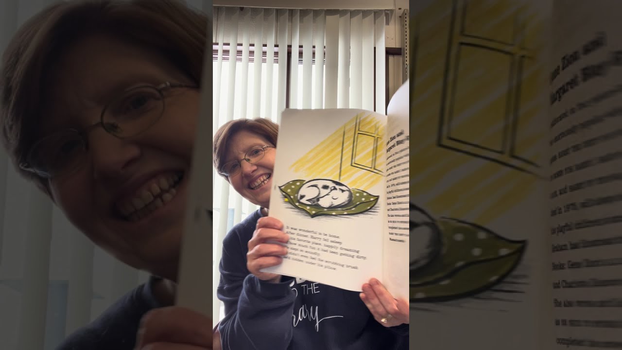 Library Lady reads Harry the Dirty Dog