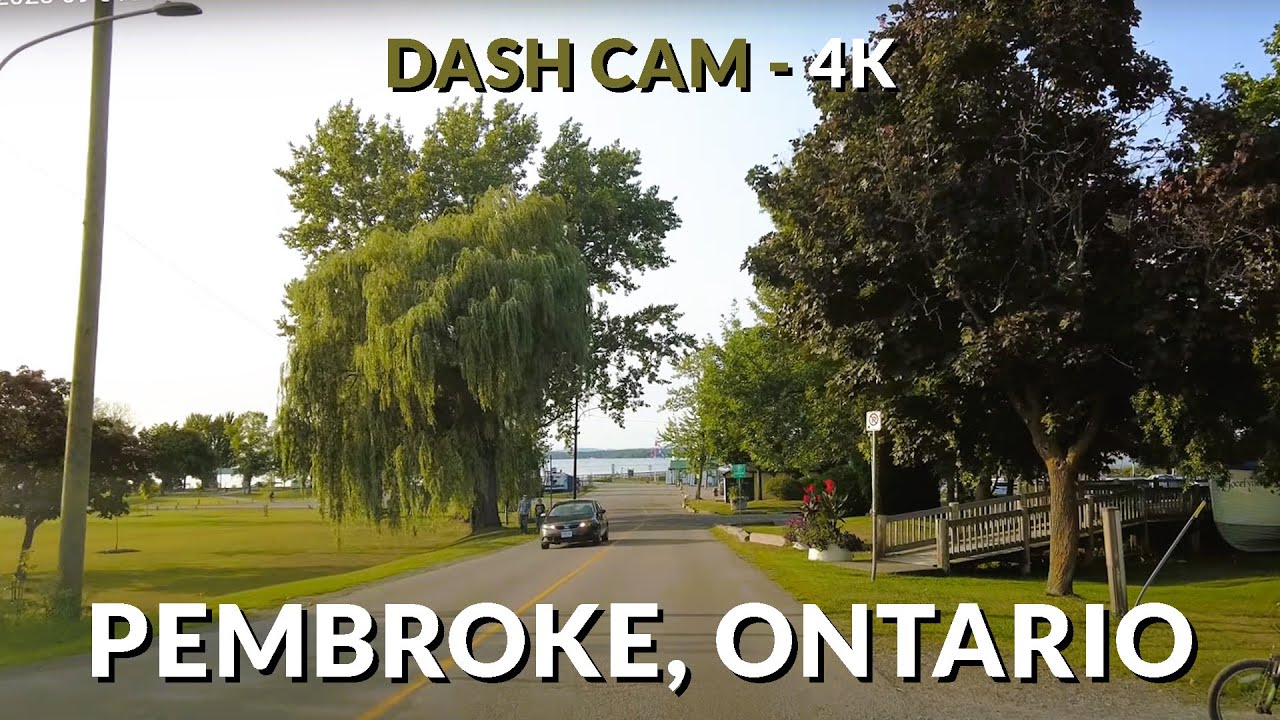 Pembroke, Ontario Scenic Drive | 4K Dashcam Experience